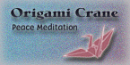 Origami Crane Peace Meditation